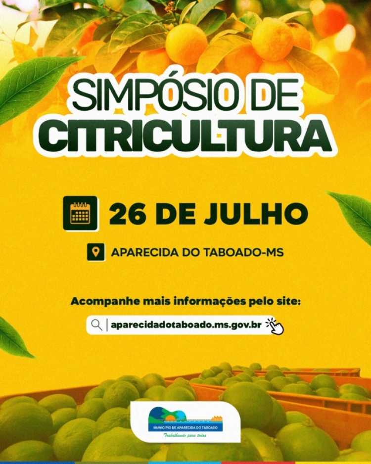 Inscrição Simpósio de Citricultura
