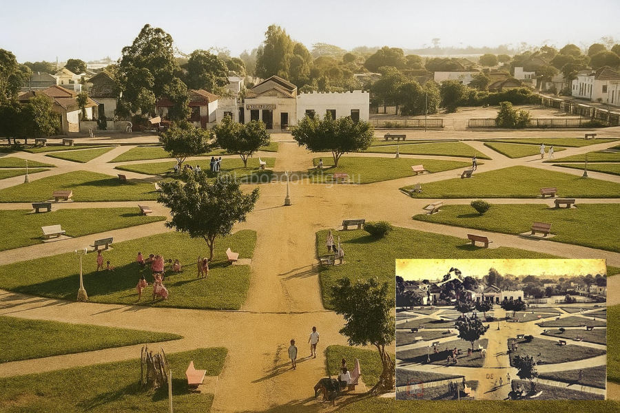 #TBT DE VOLTA AO PASSADO RELEMBRA PRAÇA DA MATRIZ